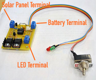 solar panel terminal
